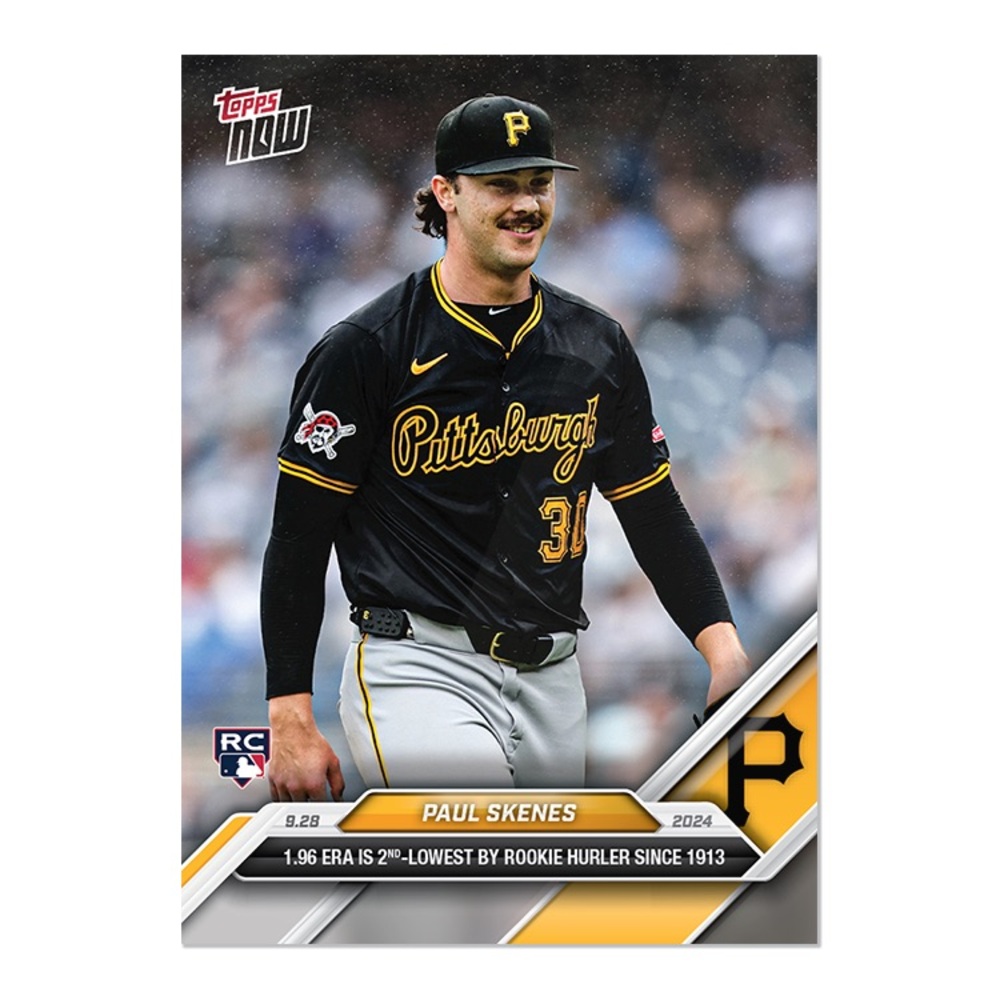 Paul Skenes - 2024 MLB Topps NOW® Card 770 ROOKIE CARD